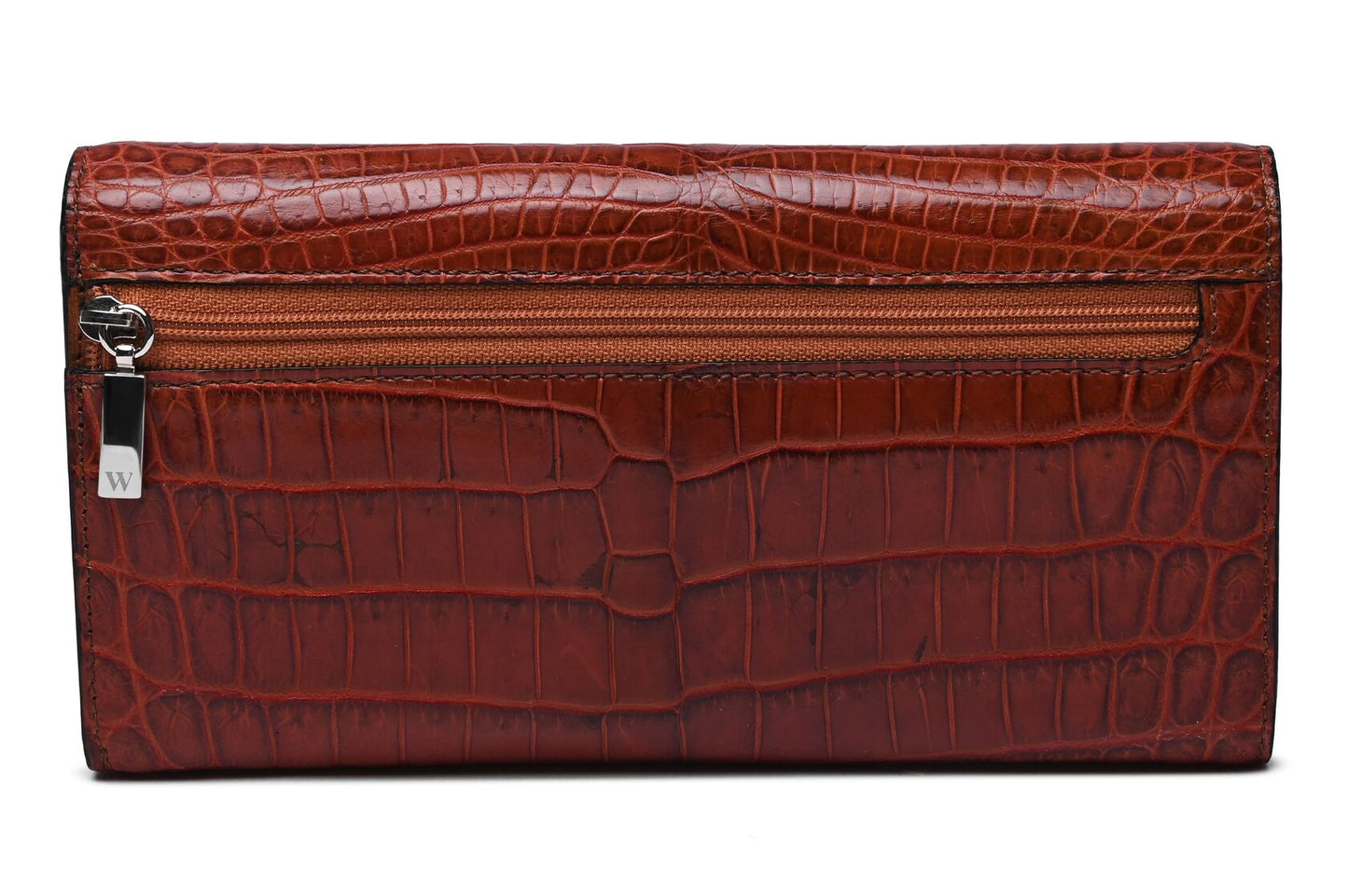 Light Brown Mississippi Crocodile Leather Purse