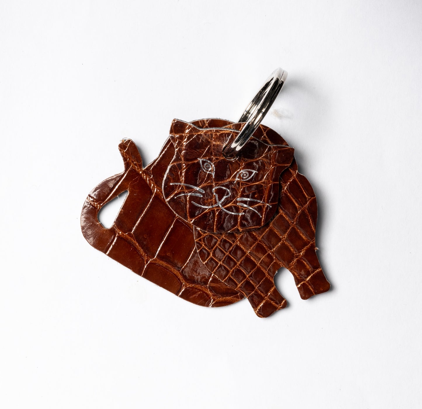 Winklmayr Cat Leather Keyring
