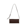 Anna - Dark Brown African Ostrich Quill handbag