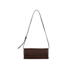 Anna - Dark Brown African Ostrich Quill handbag