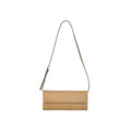 Anna - Beige African Ostrich Quill handbag