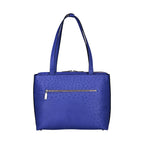 Lilibet — Blue African Ostrich Leather Tote Bag