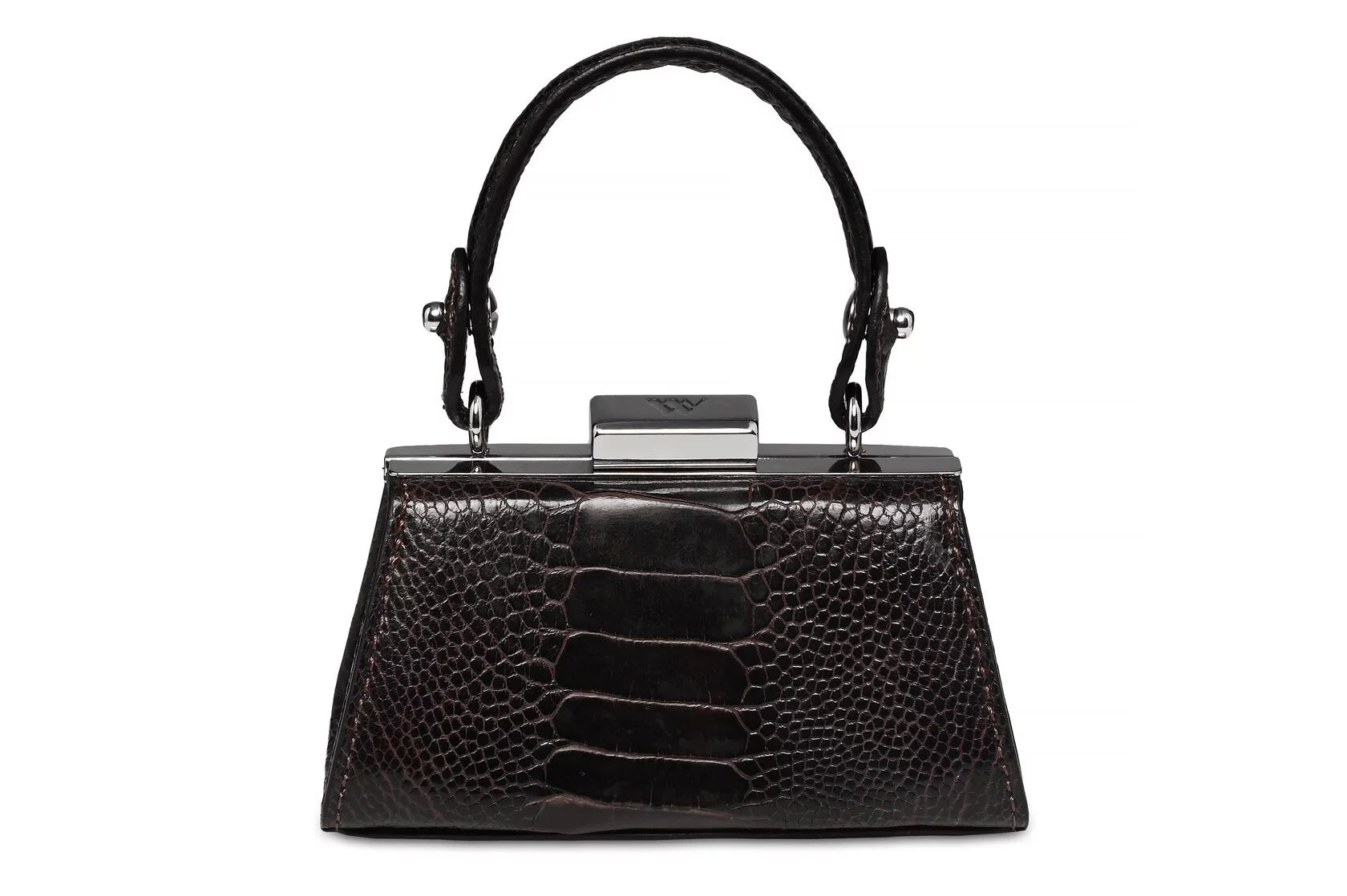 Nevada — African Ostrich Leather Micro Bag (Lipstick Bag)
