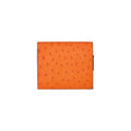 Atlanta — Orange African Ostrich Quill Leather Purse