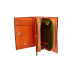 Atlanta — Orange African Ostrich Quill Leather Purse