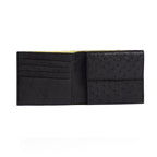 Boston — Black African Full-Quill Ostrich Leather Card Holder