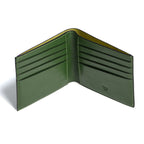 Chicago - Green Ostrich Leg Leather Wallet