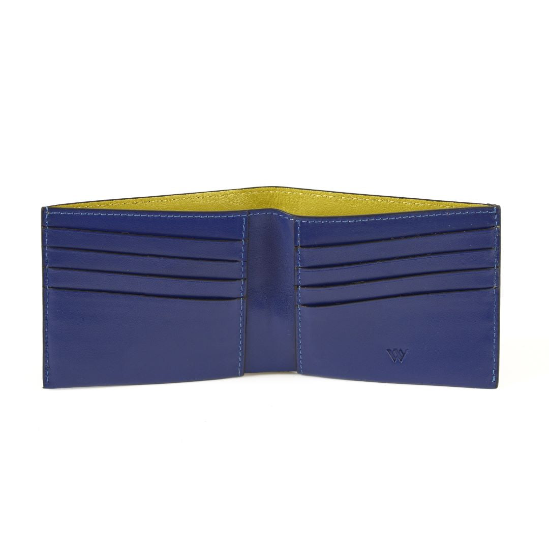 Chicago - Blue Ostrich Leather Wallet