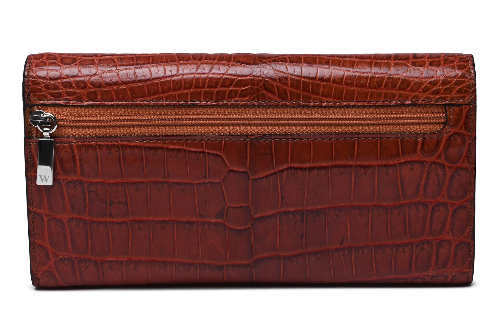 Mississippi - Light Brown Crocodile Leather Purse