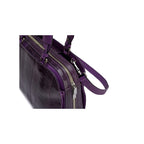 Lexington — Purple African Ostrich Leg Leather Business Bag