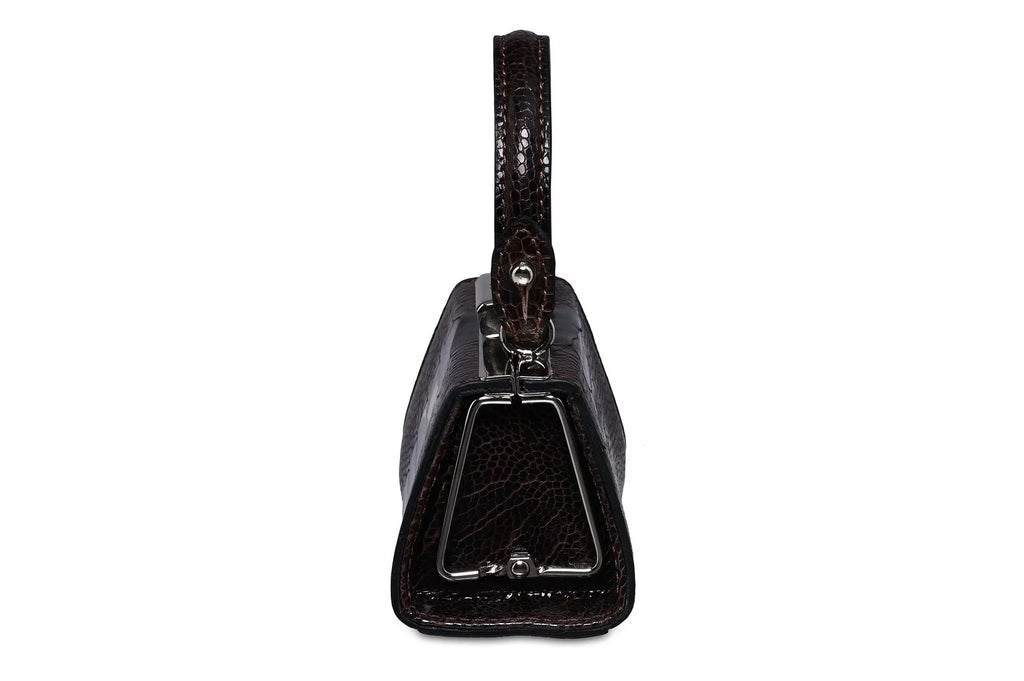 Nevada — African Ostrich Leather Micro Bag (Lipstick Bag)