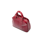 Lexington — Red African Ostrich Leather Business Bag
