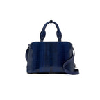 Lexington — Blue African Ostrich Leather Business Bag