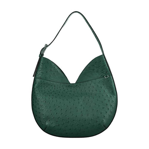 Brown textured handbag on a white background