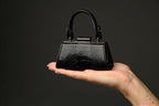 Nevada — African Ostrich Leather Micro Bag (Lipstick Bag)