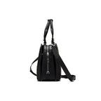 Lexington — Black African Ostrich Quill Leather Business Bag