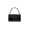 Libby — Black African Ostrich Leg Leather Evening Bag