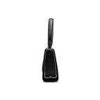 Libby — Black African Ostrich Leg Leather Evening Bag