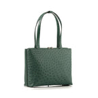 Lilibet — Green African Ostrich Leather Tote Bag