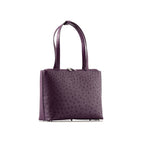 Lilibet — Purple African Ostrich Leather Tote Bag