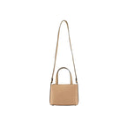 Lily — Beige African Ostrich Leather Shoulder Bag