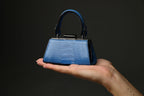 Nevada — African Ostrich Leather Micro Bag (Lipstick Bag)