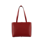 Lilibet — Red African Ostrich Leather Tote Bag