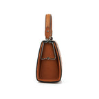 Vegas — Light Brown African Full-Quill Ostrich Leather Micro Bag