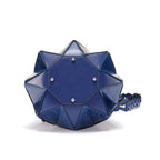 Venus — Blue African Ostrich Leather Bucket Bag