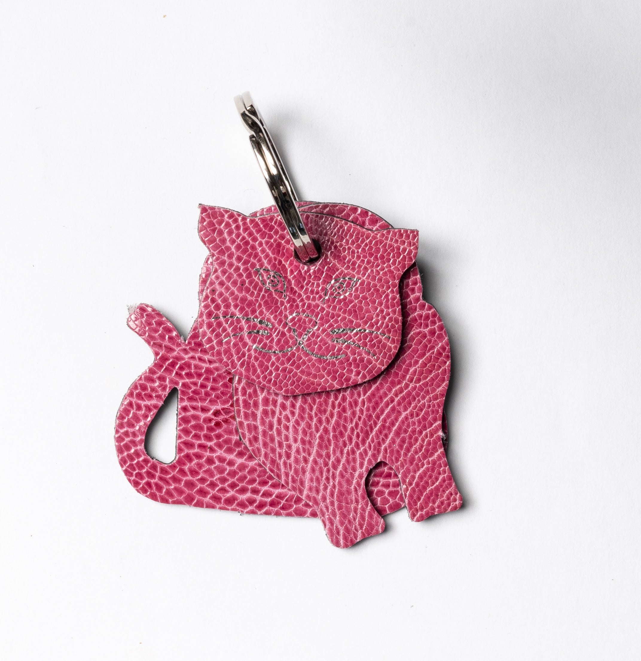 Winklmayr Cat - Exotic Leather Keyring