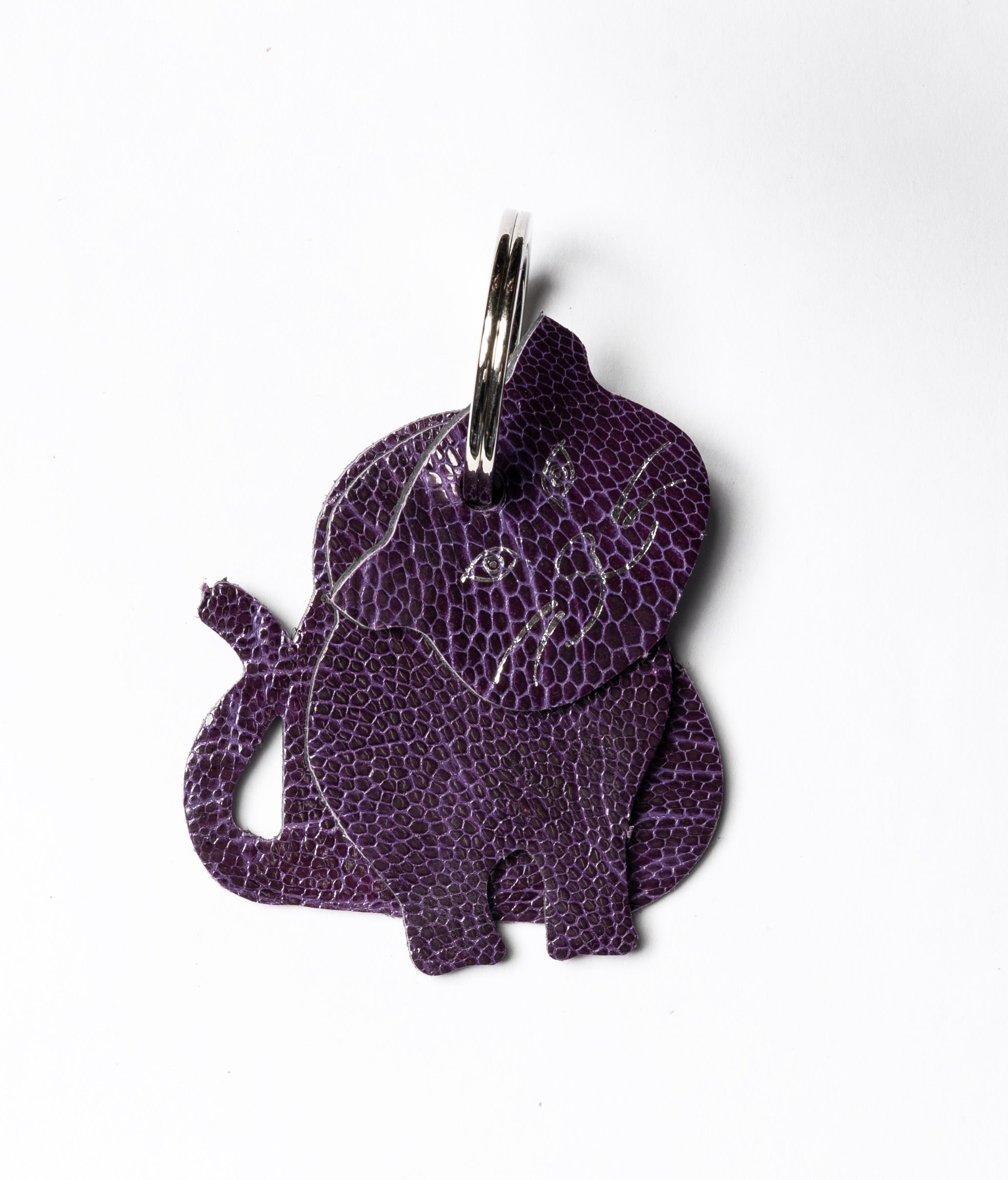 Winklmayr Cat - Exotic Leather Keyring