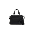 Lexington — Black African Ostrich Quill Leather Business Bag